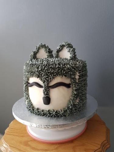 Baby Shower Wolf Cake
